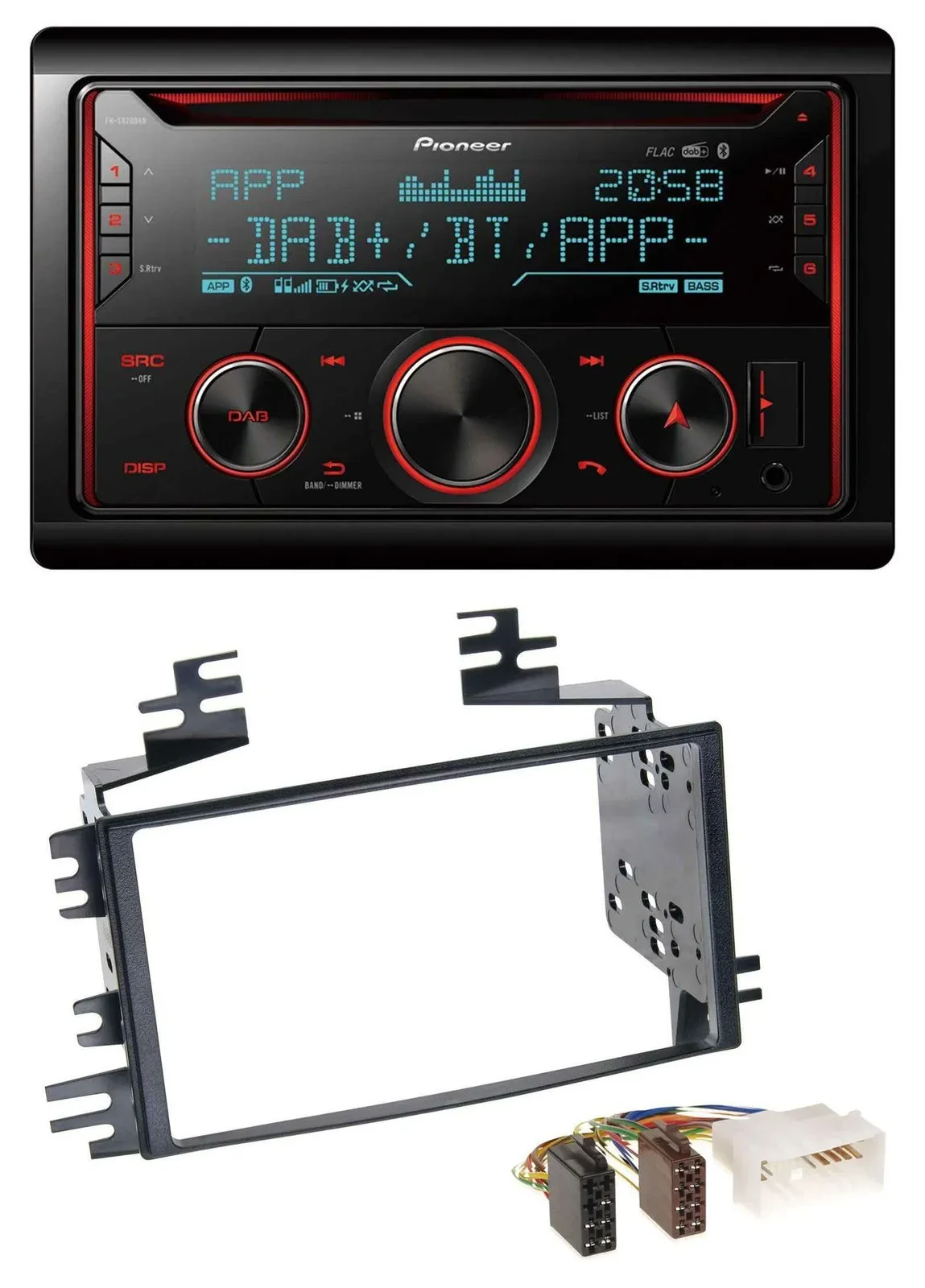 Автомагнитола Pioneer 2DIN DAB CD MP3 Bluetooth USB