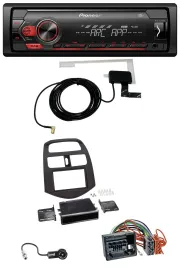 Автомагнитола Pioneer 1DIN USB DAB MP3 AUX для Chevrolet Spark (с 2013)