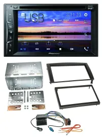 Pioneer Bluetooth 2DIN USB DVD DAB MP3 Autoradio für Skoda Fabia 6Y Facelift 200