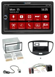 Blaupunkt Bluetooth DAB 2DIN USB DVD MP3 Autoradio für Hyundai i10 2008-2013 sch
