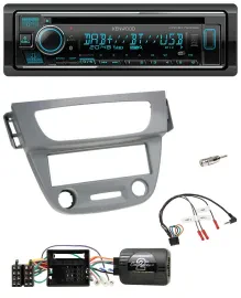 Автомагнитола для Renault Megane III 2009–2012 Kenwood Bluetooth, DAB, USB, CD