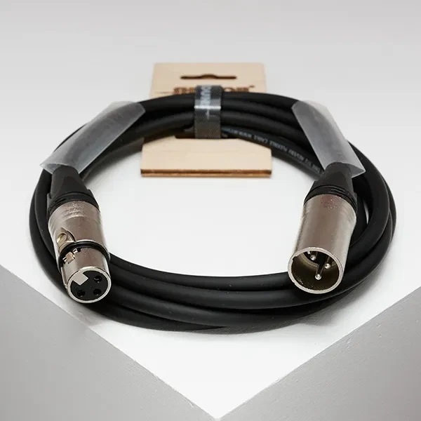 DMX-кабель SHNOOR DMX/MIC-XMXF-25m Black 25 м
