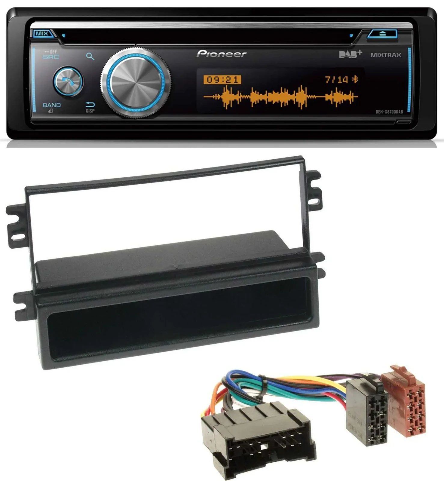 Автомагнитола Pioneer MP3 DAB USB CD Bluetooth для Kia Carens II (2004–2006)