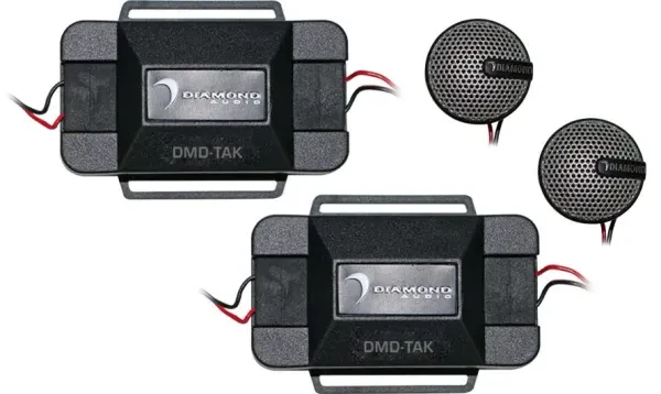 Diamond Audio DMDTAK 20W 3/4" Silk Dome Car Tweeter Kit with Crossover
