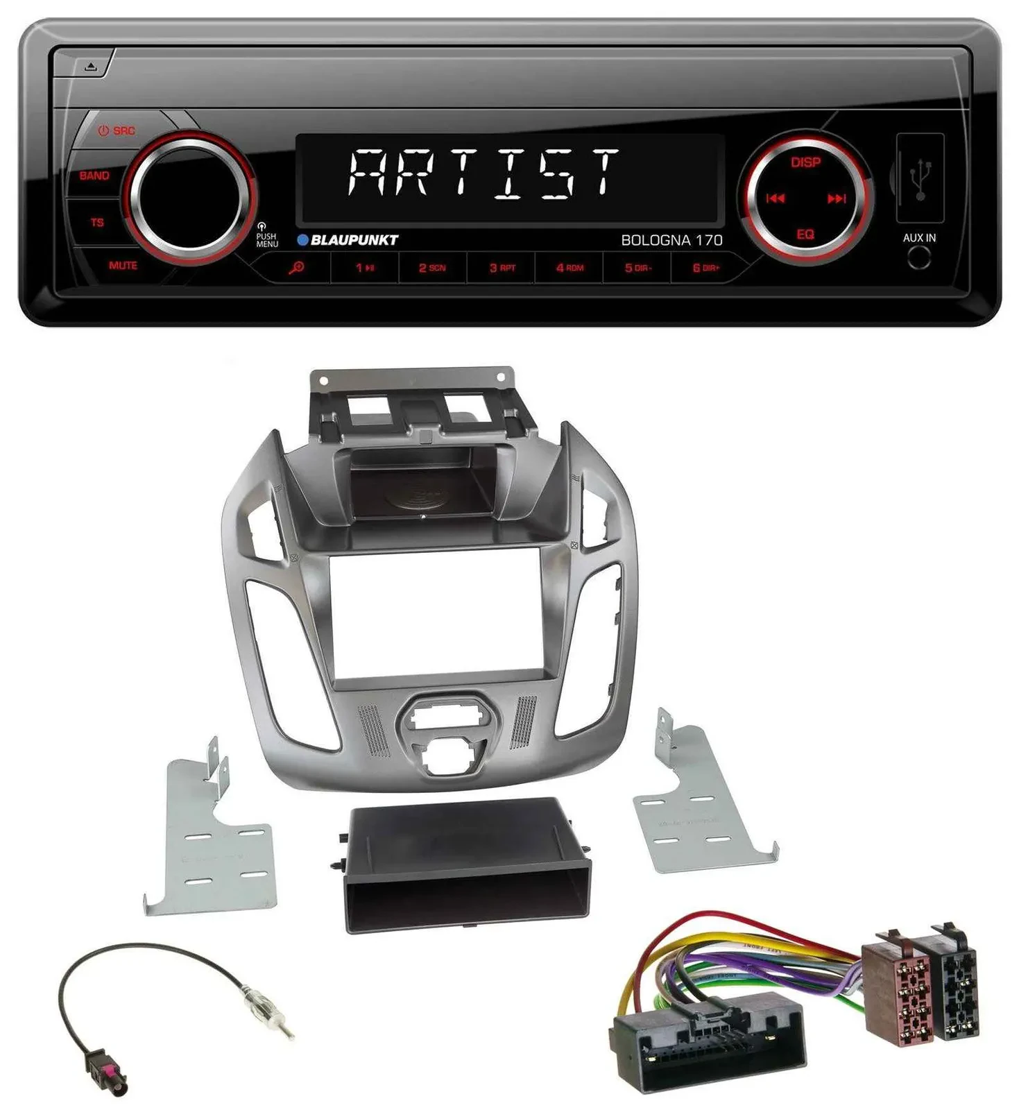 Blaupunkt SD USB 1DIN MP3 AUX Autoradio für Ford Connect Transit 2012-2018 ohne