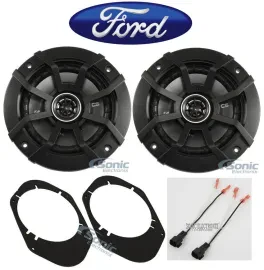 Kicker 5.25" Rear Speaker Replacement Kit For 2005-2007 Ford F-250/350/450/550