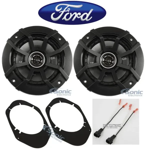 Kicker 5.25" Rear Speaker Replacement Kit For 2005-2007 Ford F-250/350/450/550