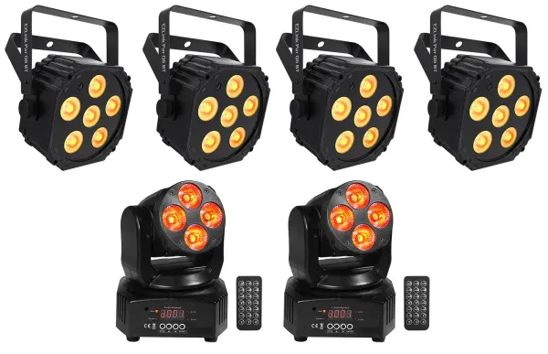 Комплект светового оборудования Chauvet DJ Ezlink Par Q6 BT+ RockOn-7