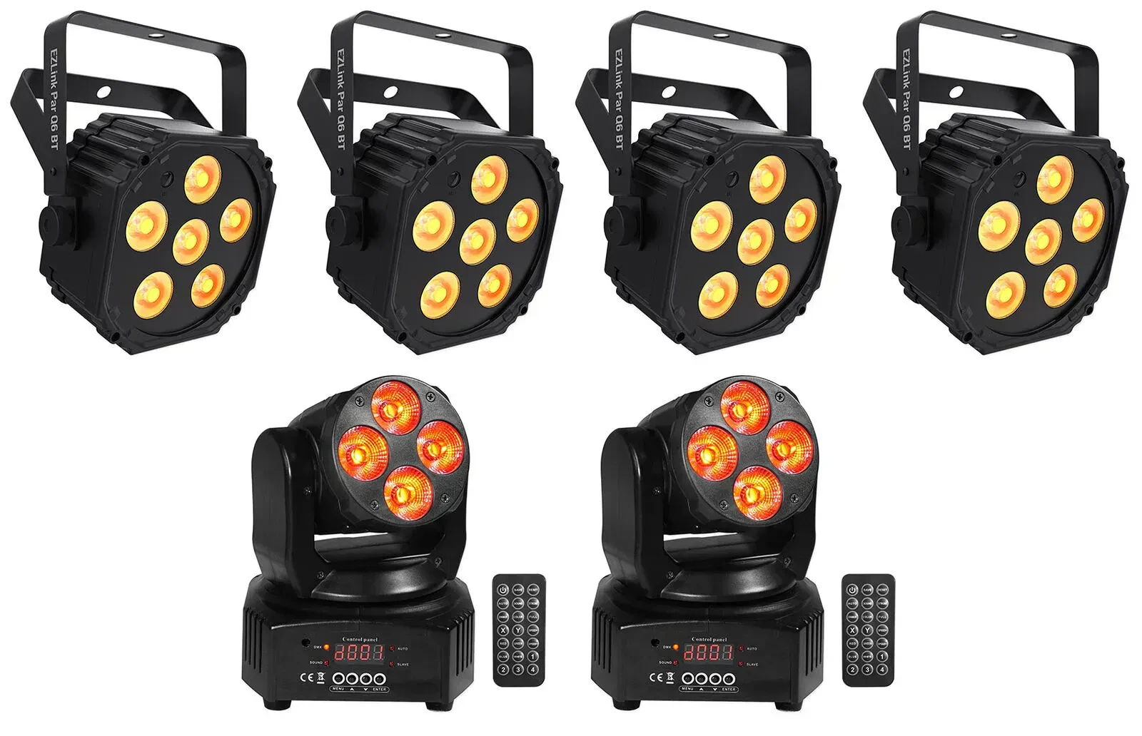 Комплект светового оборудования Chauvet DJ Ezlink Par Q6 BT+ RockOn-7