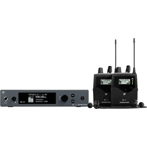 Микрофонная радиосистема персонального мониторинга Sennheiser EW IEM G4-TWIN Wireless In-Ear Monitoring System Band G