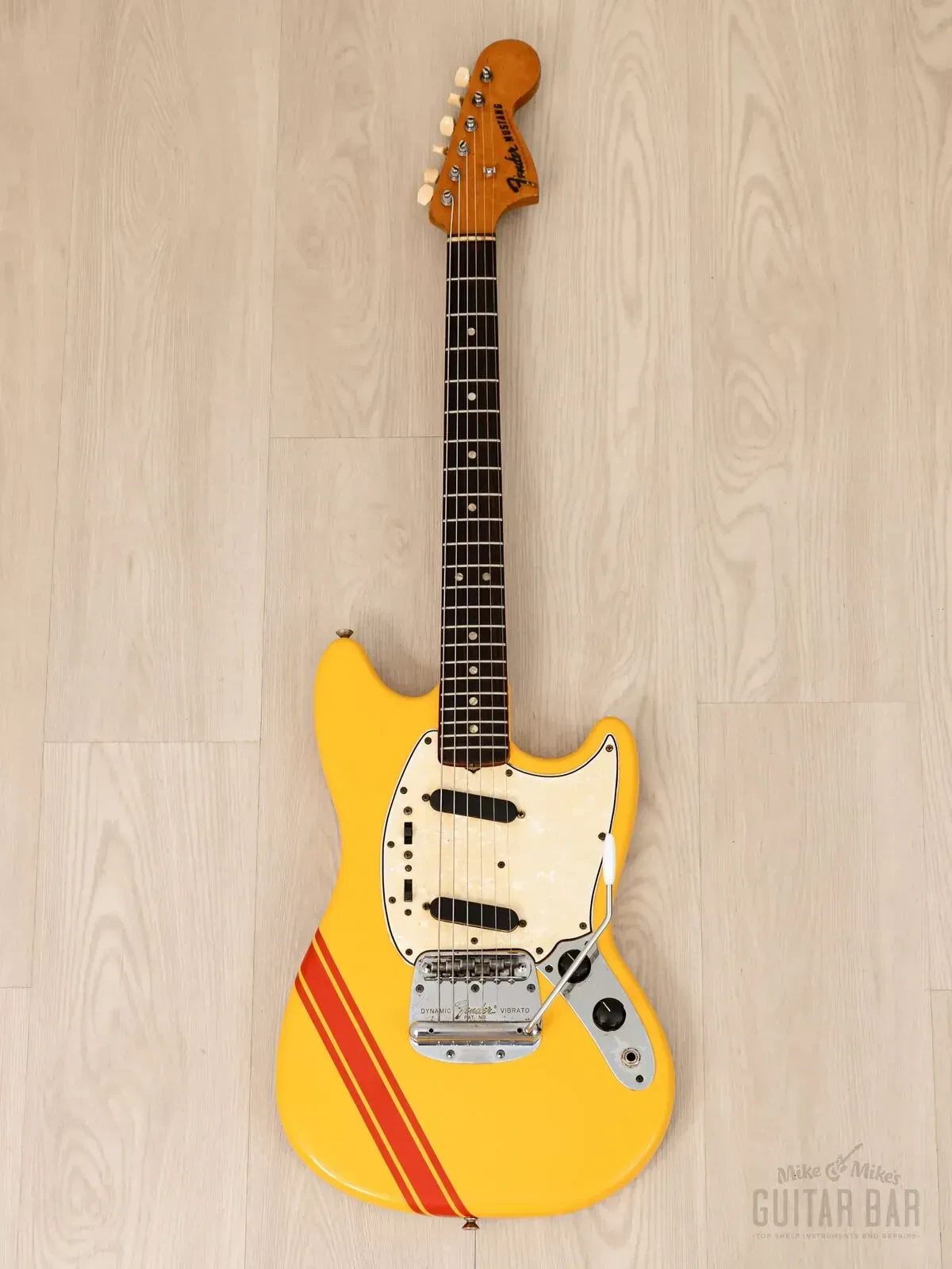 Электрогитара Fender Mustang SS Competition Orange w/case USA 1966