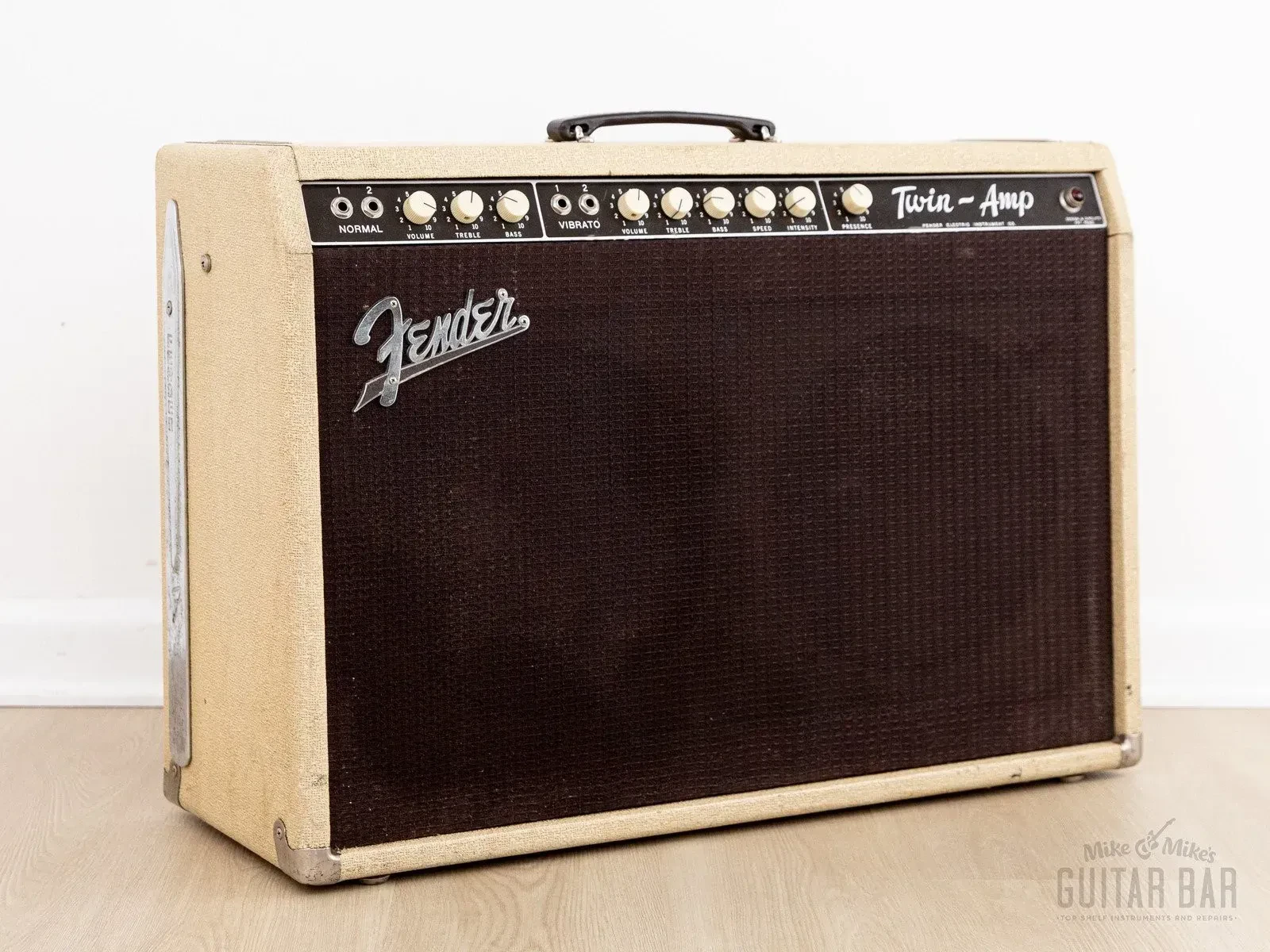 1960 Fender Twin Blonde Brown Panel Pre-CBS Tube Amp w/ Jensen P12N Speakers