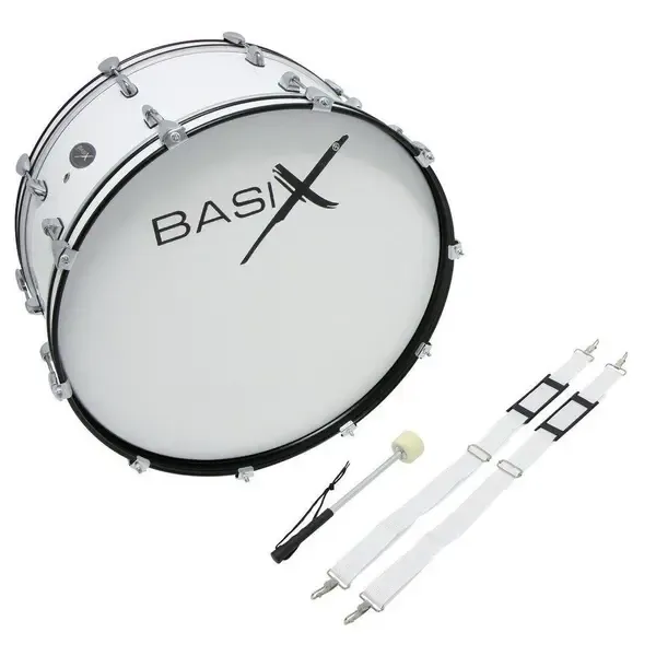 Маршевый барабан Basix Marching Bass 24x10 White