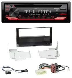 JVC CD DAB USB Bluetooth MP3 Autoradio für Nissan Micra, Note (ab 2013)