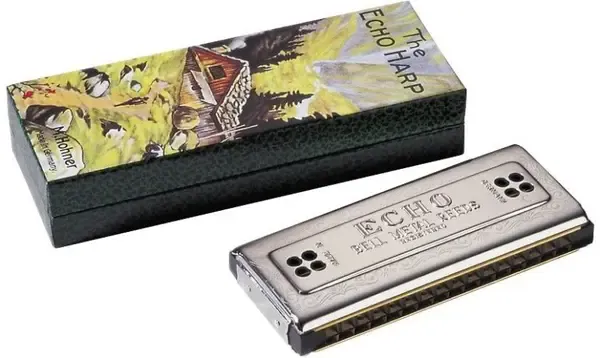 Губная гармошка тремоло Hohner Echo Harp 2х32 CG