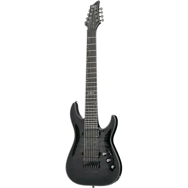 Электрогитара Schecter Hellraiser Hybrid C-8 Transparent Black Burst