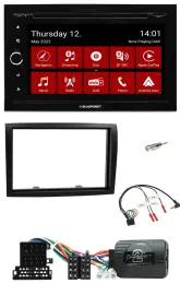 Blaupunkt 2DIN Lenkrad Bluetooth USB TMC DAB Navigation für Citroen Jumper 2008-