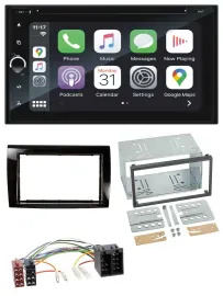 Blaupunkt 2DIN Bluetooth DAB USB DVD MP3 Autoradio für Fiat Bravo (ab 2007)
