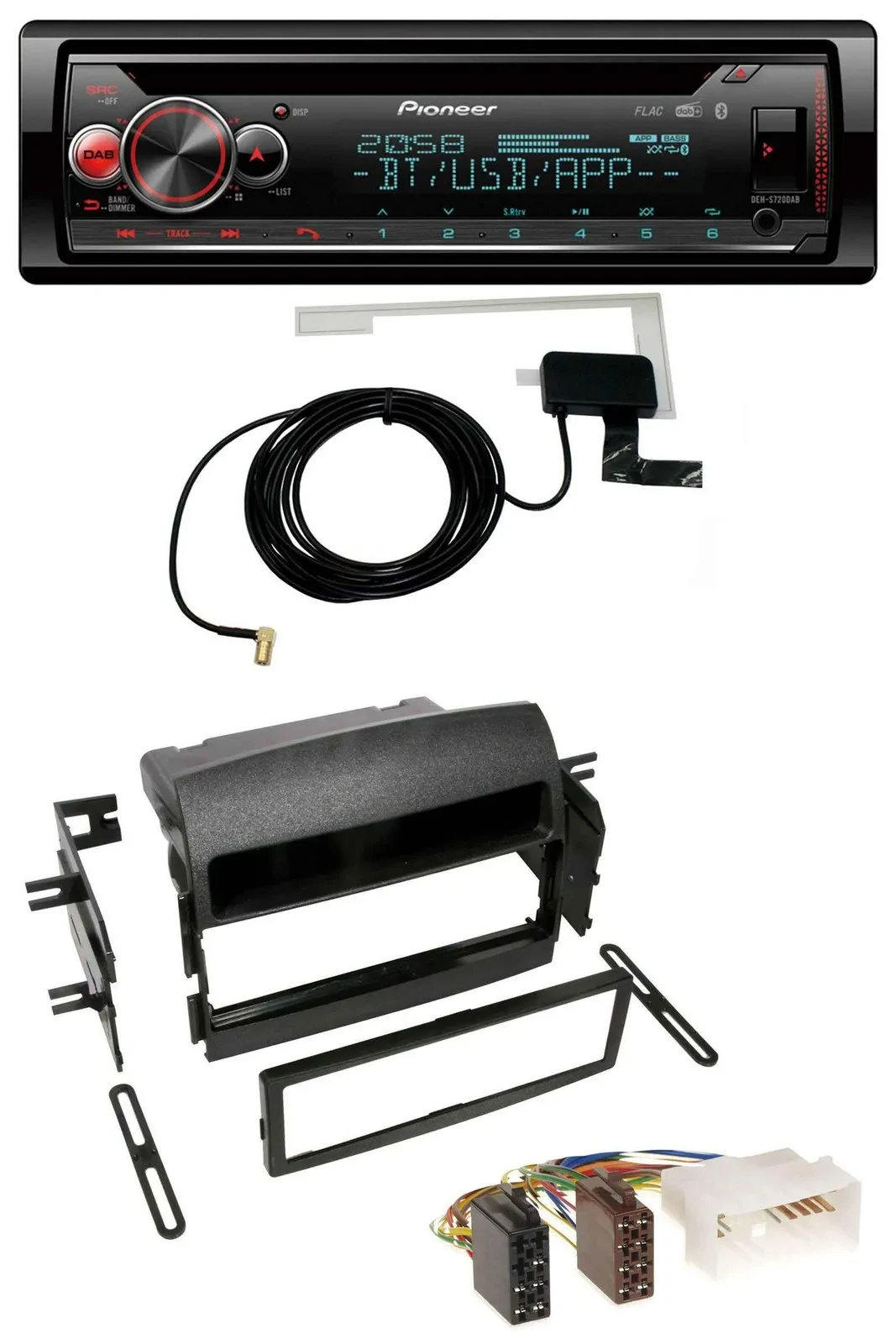 Автомагнитола для Hyundai Sonata (NF, 2005-2008) Pioneer DAB, CD, MP3, USB, Bluetooth