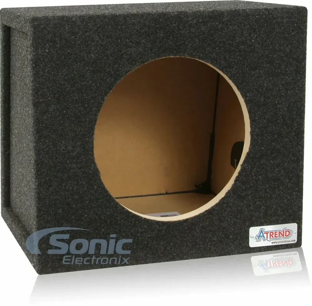 Atrend 10SAL 10" Hatchback Style Single Medium Sealed Subwoofer Enclosure Box