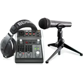 Behringer PODCASTUDIO 2 USB - комплект для домашней звукозаписи и подкастинга.