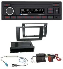 Blaupunkt USB AUX Bluetooth MP3 Autoradio für Audi A4 B7 04-08 Symphony Aktivsys