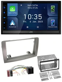 JVC DAB Bluetooth MP3 USB 2DIN Autoradio für Lancia Musa (2004-2012)