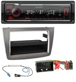 Kenwood MP3 Bluetooth USB DAB Autoradio für Alfa Romeo Mito ab 14 955 silber