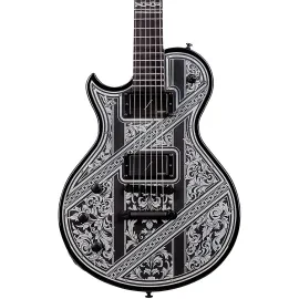 Schecter Guitar Research Solo-II Przym Palladium Left Handed Guitar Gloss Black