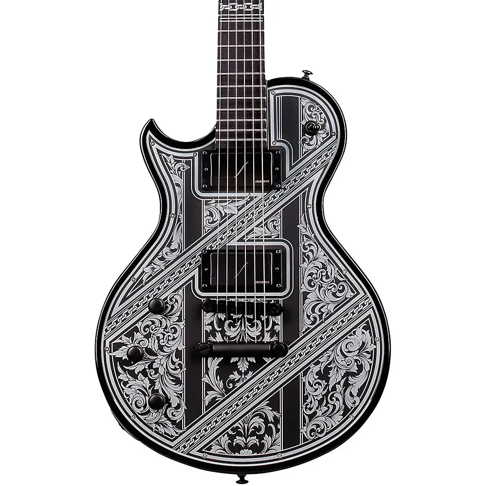 Электрогитара Schecter Solo-II Przym Palladium леворукая, Gloss Black