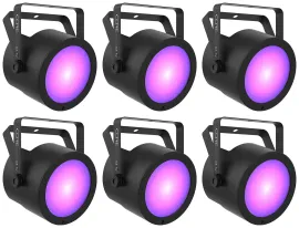 Ультрафиолетовый светильник Chauvet DJ COREpar UV 120 ILS UV COB LED D-Fi USB (6 штук)