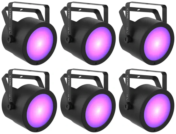 Ультрафиолетовый светильник Chauvet DJ COREpar UV 120 ILS UV COB LED D-Fi USB (6 штук)