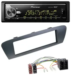 Pioneer Bluetooth USB DAB MP3 Autoradio für Renault Scenic (ab 09) - grau