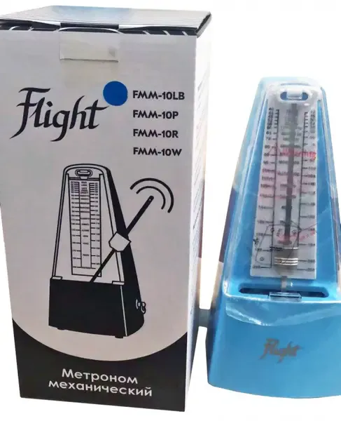 Метроном механический Flight FMM-10 LB Light Blue