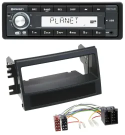 Continental MP3 AUX USB DAB 1DIN Autoradio für Kia Soul (AM, 2008-2011)
