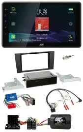 JVC DAB Lenkrad Bluetooth USB Autoradio für Audi A4 B5 1999-2001 Aktivsystem