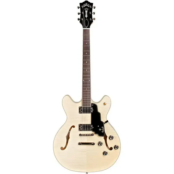 Электрогитара полуакустическая Guild Starfire IV ST Flamed Maple Semi-Hollowbody Natural