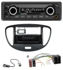 Автомагнитола для Hyundai i10 (2008–2013) Blaupunkt MP3, Bluetooth, USB, AUX, черная