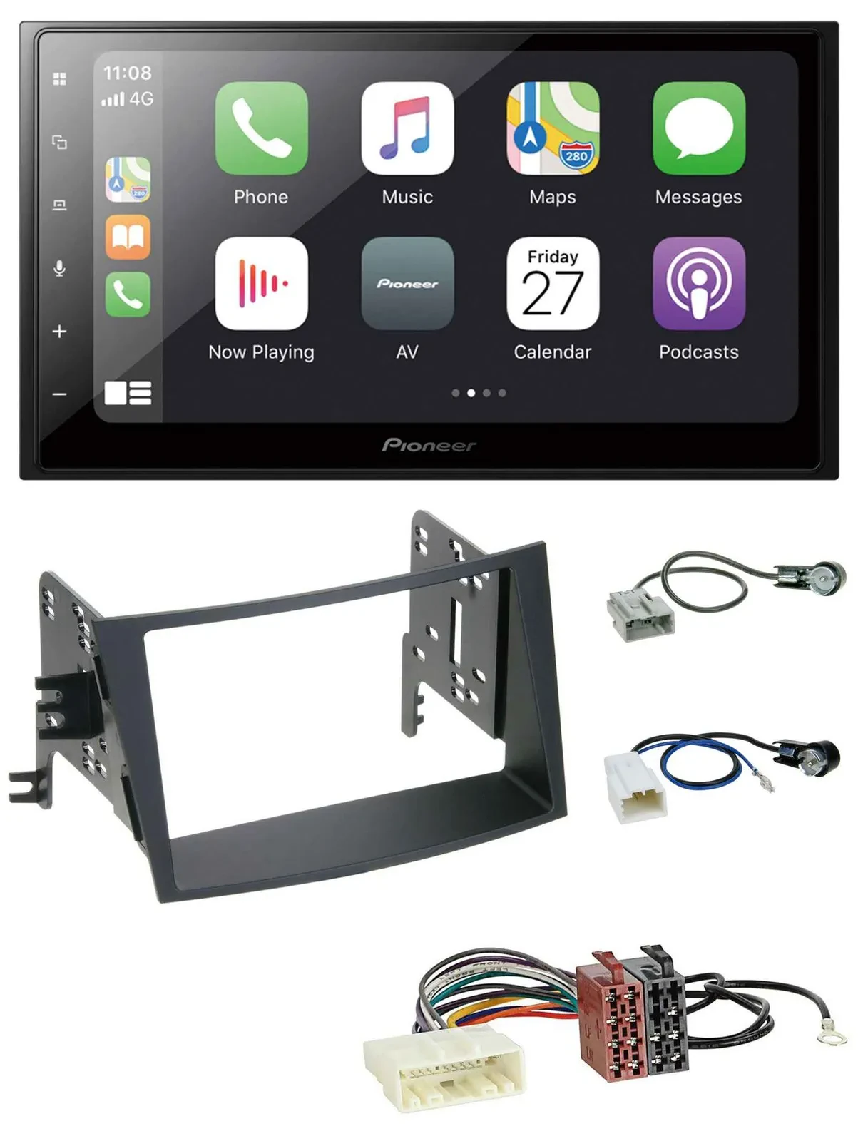 Pioneer MP3 Bluetooth DAB 2DIN USB Autoradio für Subaru Legacy Outback ab 09