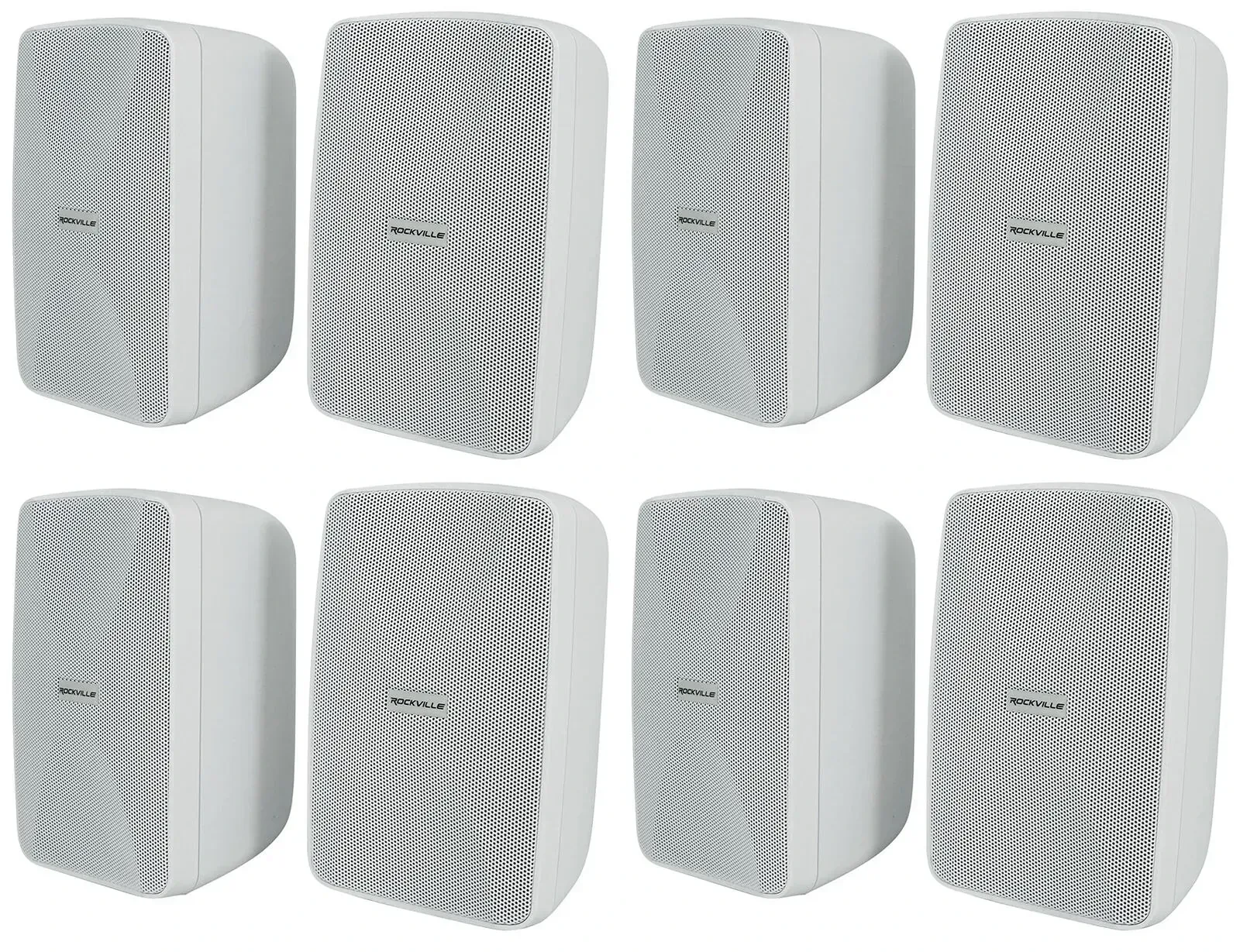Настенная акустика Rockville WET-40W White 4" 35W (8 штук)