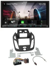 Kenwood MP3 2DIN USB DAB Bluetooth Autoradio für Ford Transit 2012-2018 Display