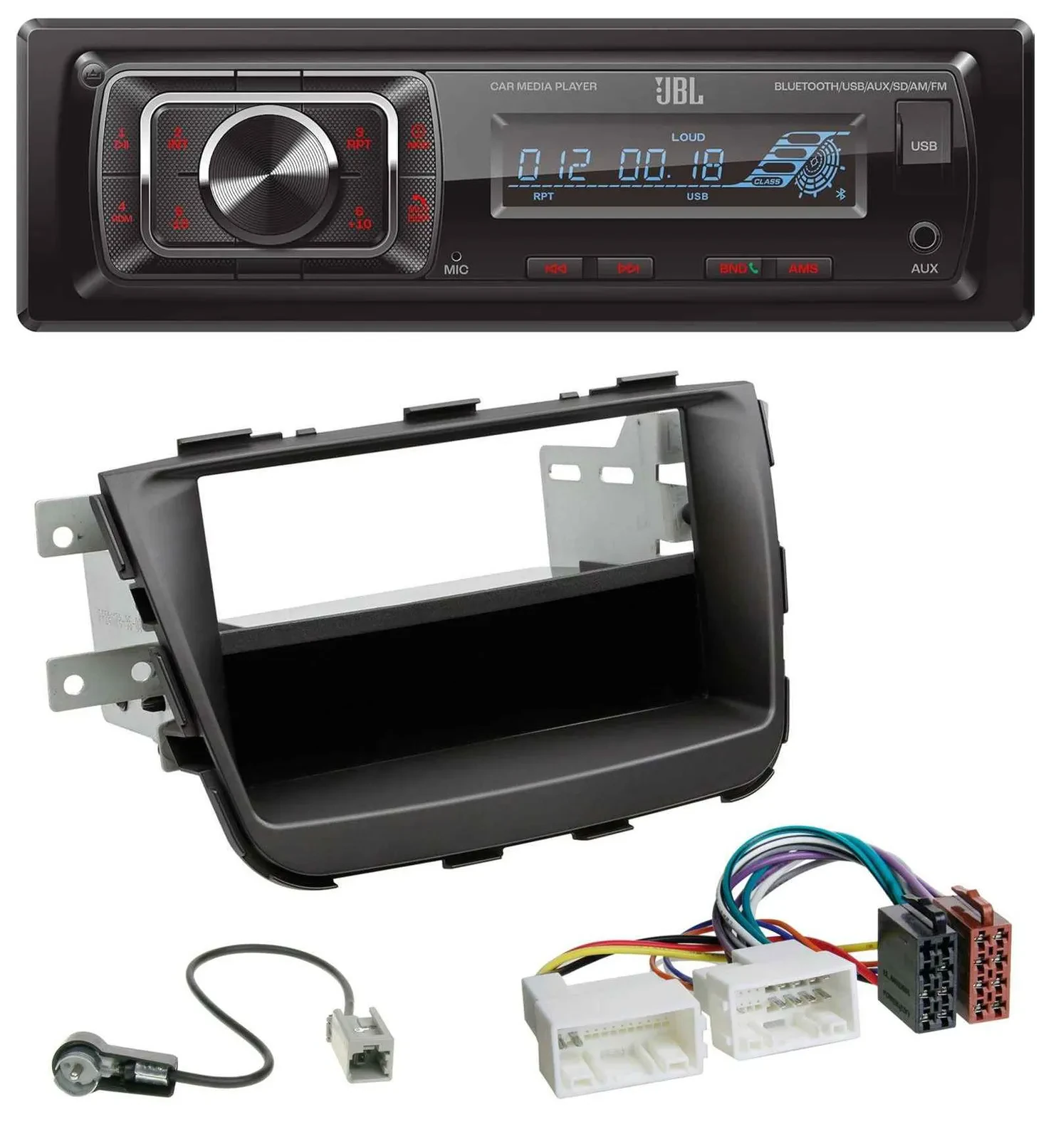Автомагнитола для Kia Sorento II XM (2012–2015) JBL Bluetooth, USB, SD, AUX, MP3