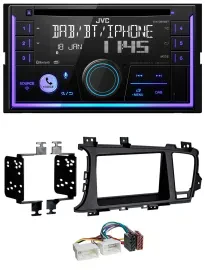 JVC MP3 USB 2DIN DAB Bluetooth CD Autoradio für Kia Optima (ab 2012)