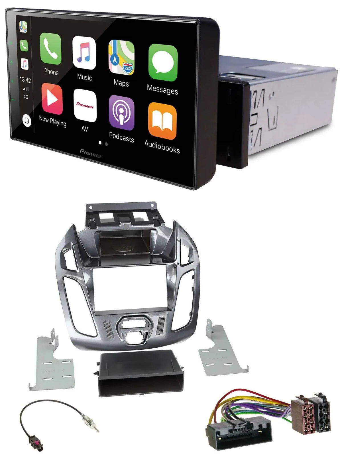 Pioneer Bluetooth MP3 DAB USB Autoradio für Ford Connect Transit 12-18 ohne Disp