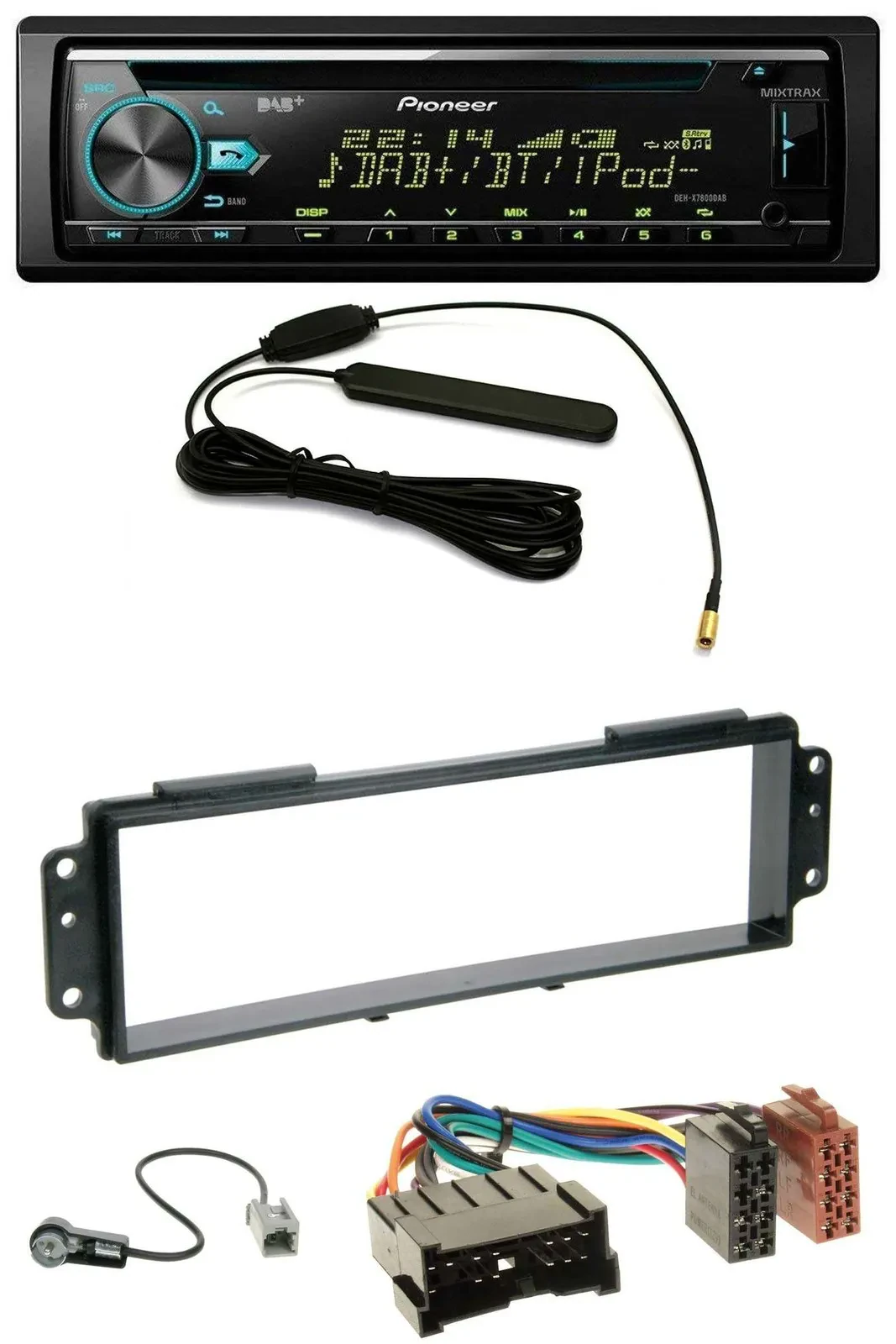 Pioneer CD MP3 AUX DAB USB Autoradio für Kia Picanto (2008-2011)