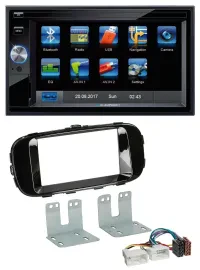 Blaupunkt SD Bluetooth 2DIN MP3 USB AUX Autoradio für Kia Soul PS ab 14 piano-sc