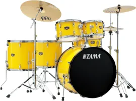 Tama IE62C Imperialstar 6-Piece Complete Acoustic Drum Kit, Electric Yellow