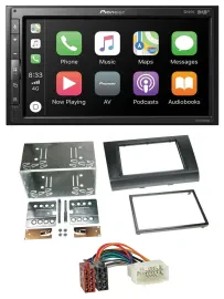 Pioneer USB MP3 DAB 2DIN Bluetooth Autoradio für Suzuki Swift (2005-2010)