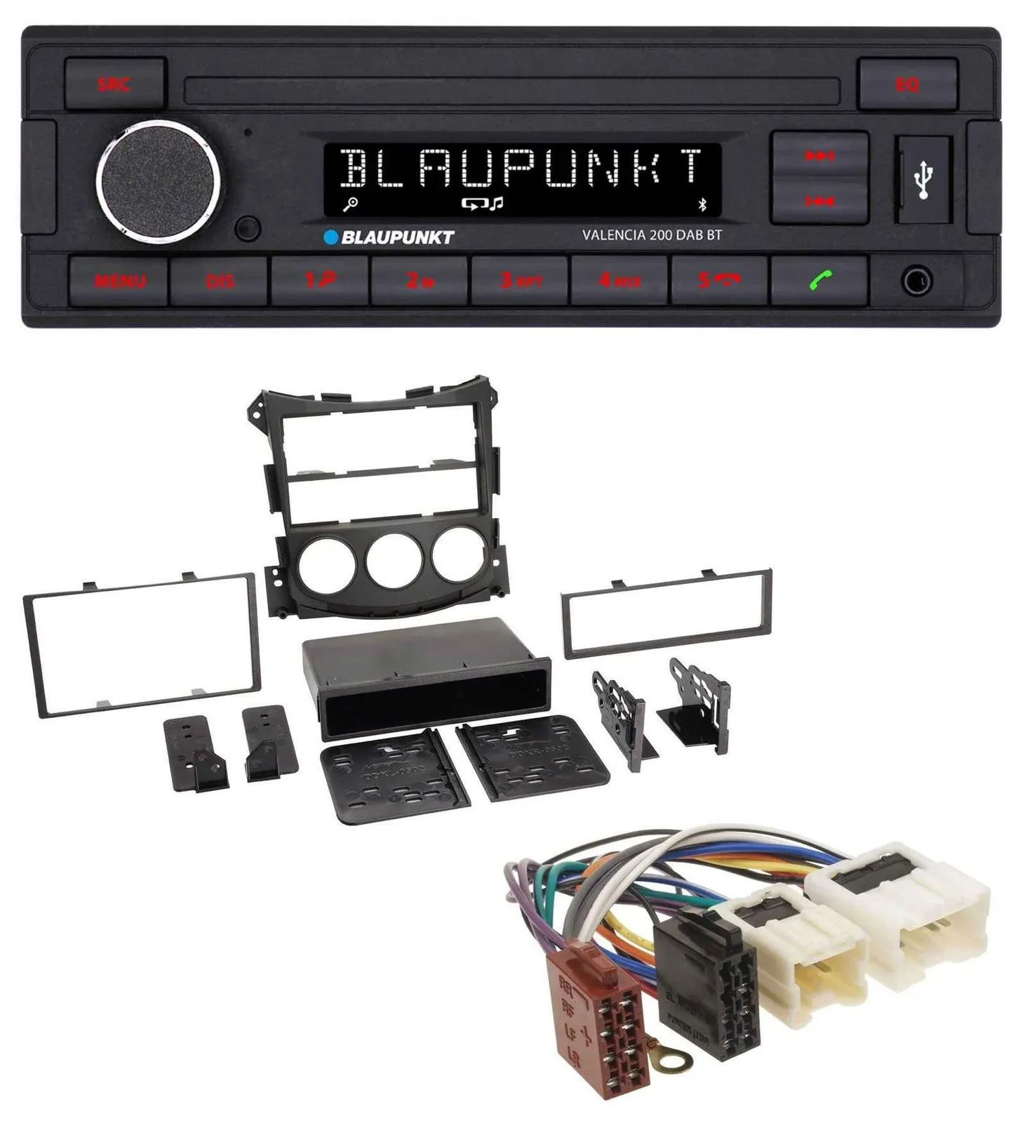 Blaupunkt DAB MP3 Bluetooth USB Autoradio für Nissan 370Z (ab 2009)