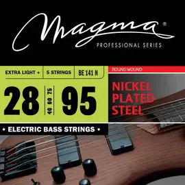 Струны для 5-струнной бас-гитары 28-95 Magma Strings BE141N